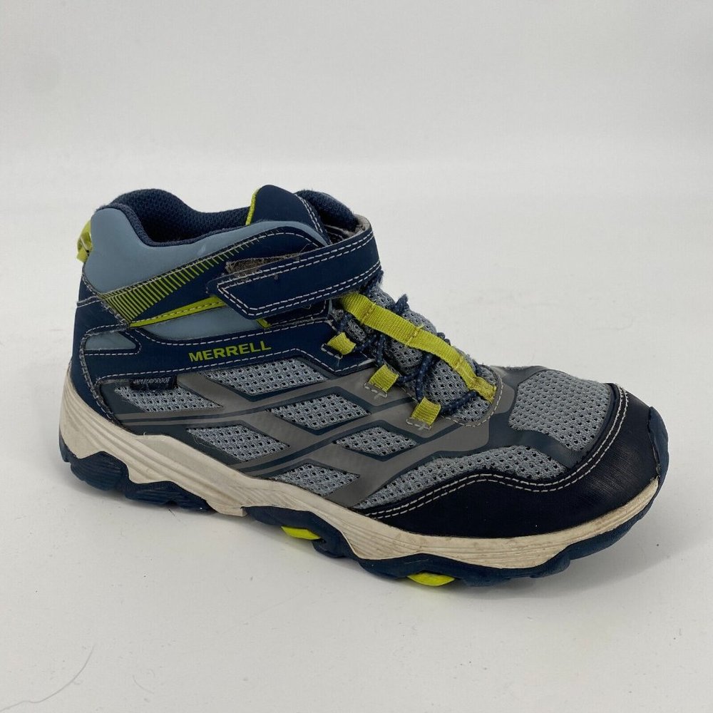 Merrell shoes boys 6w multicolor moab wp kids boots waterproof hiking trail